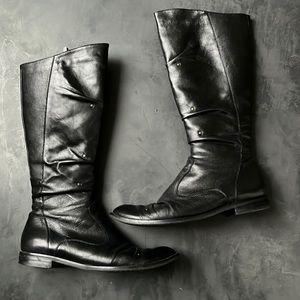 Italian Tall Leather Boots